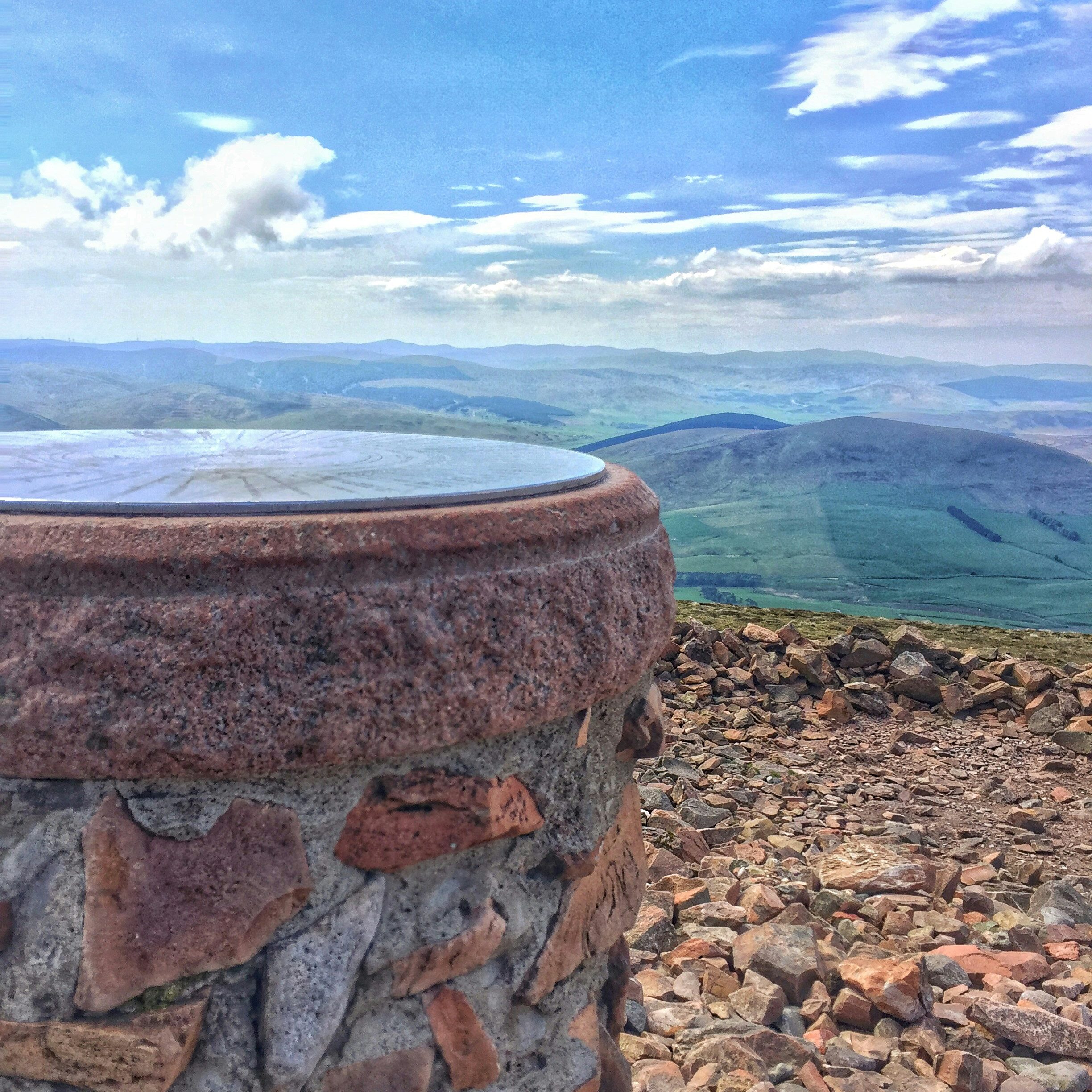 A Picture of Someone Stood on Tinto Hill Peak